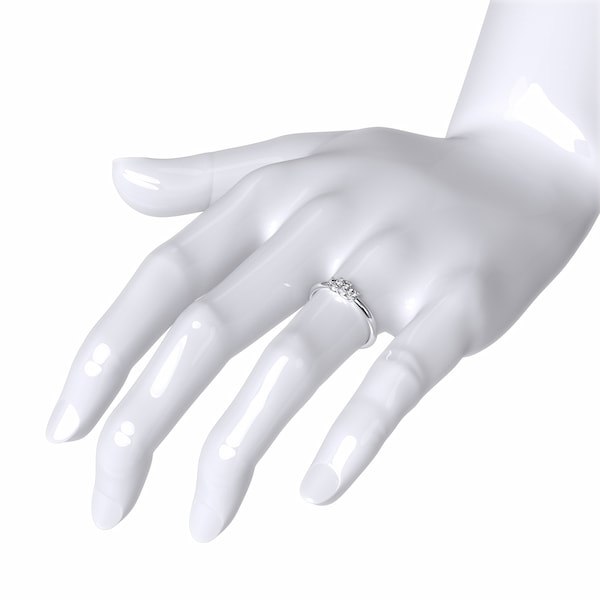 Anillo oro 18k Diamante y zafiros Eternity Joyería - Anillos de compromiso y argollas de matrimonio en oro